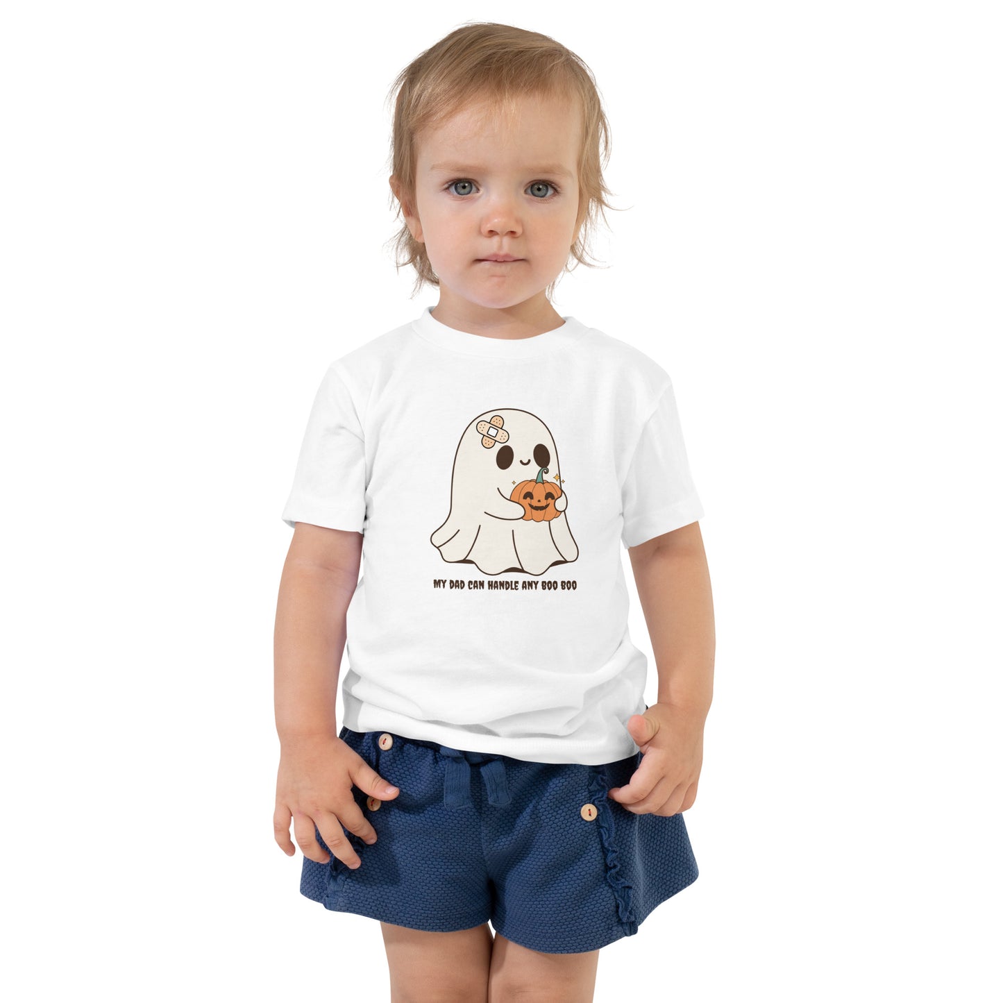 Halloween Boo Boo Toddler Short Sleeve Tee- Dad version