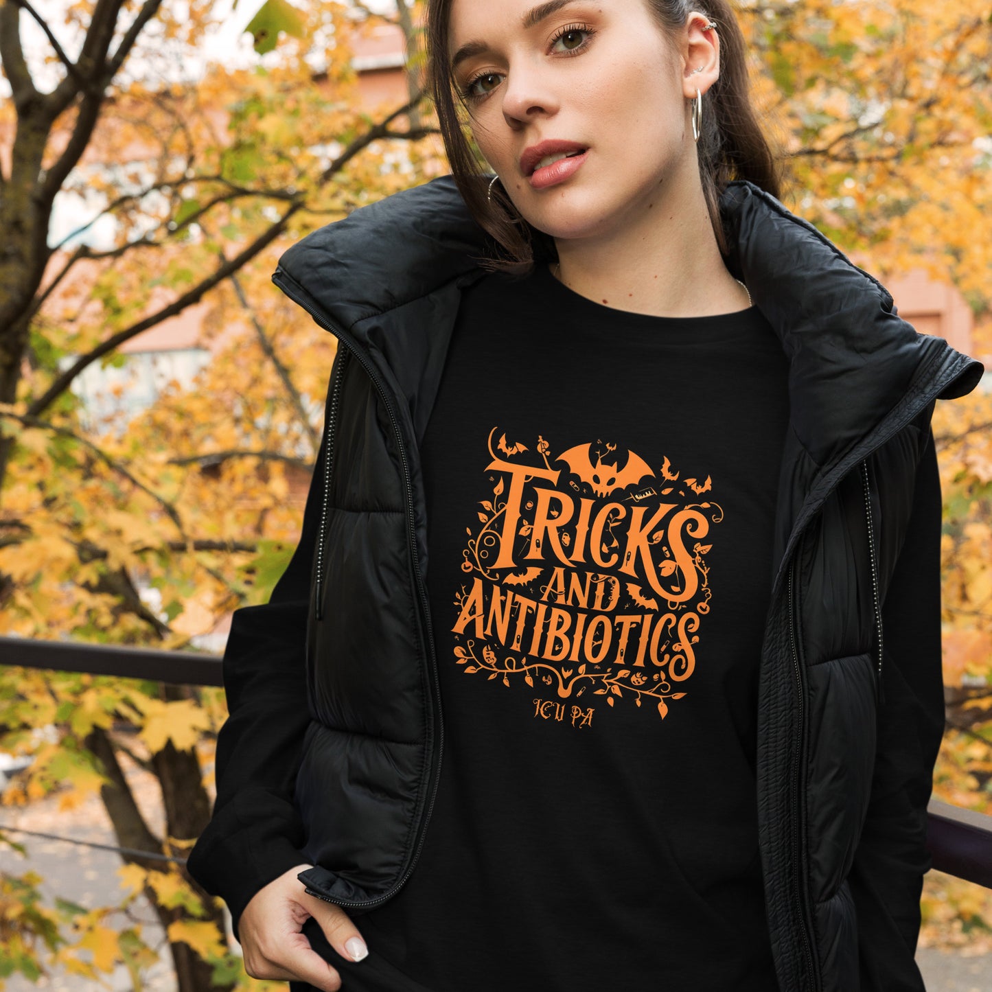 Tricks and Antibiotics ICU PA Unisex Long Sleeve Tee