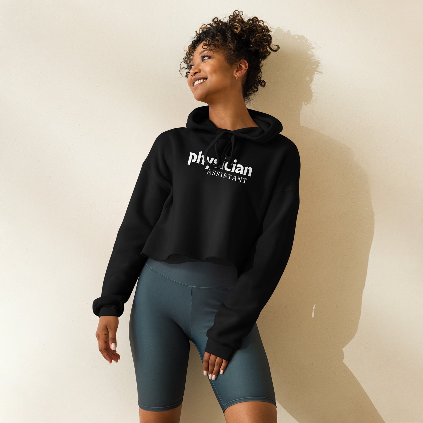 Physician Assistant Crop Hoodie