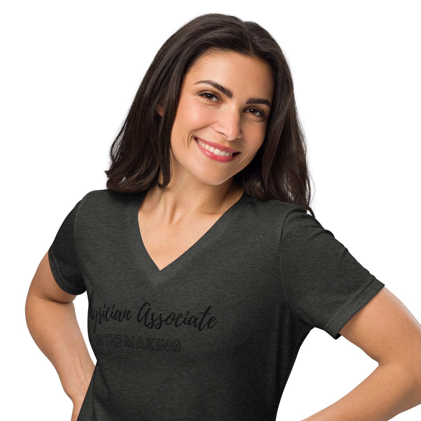 Physician Associate in the Making relaxed v-neck t-shirt