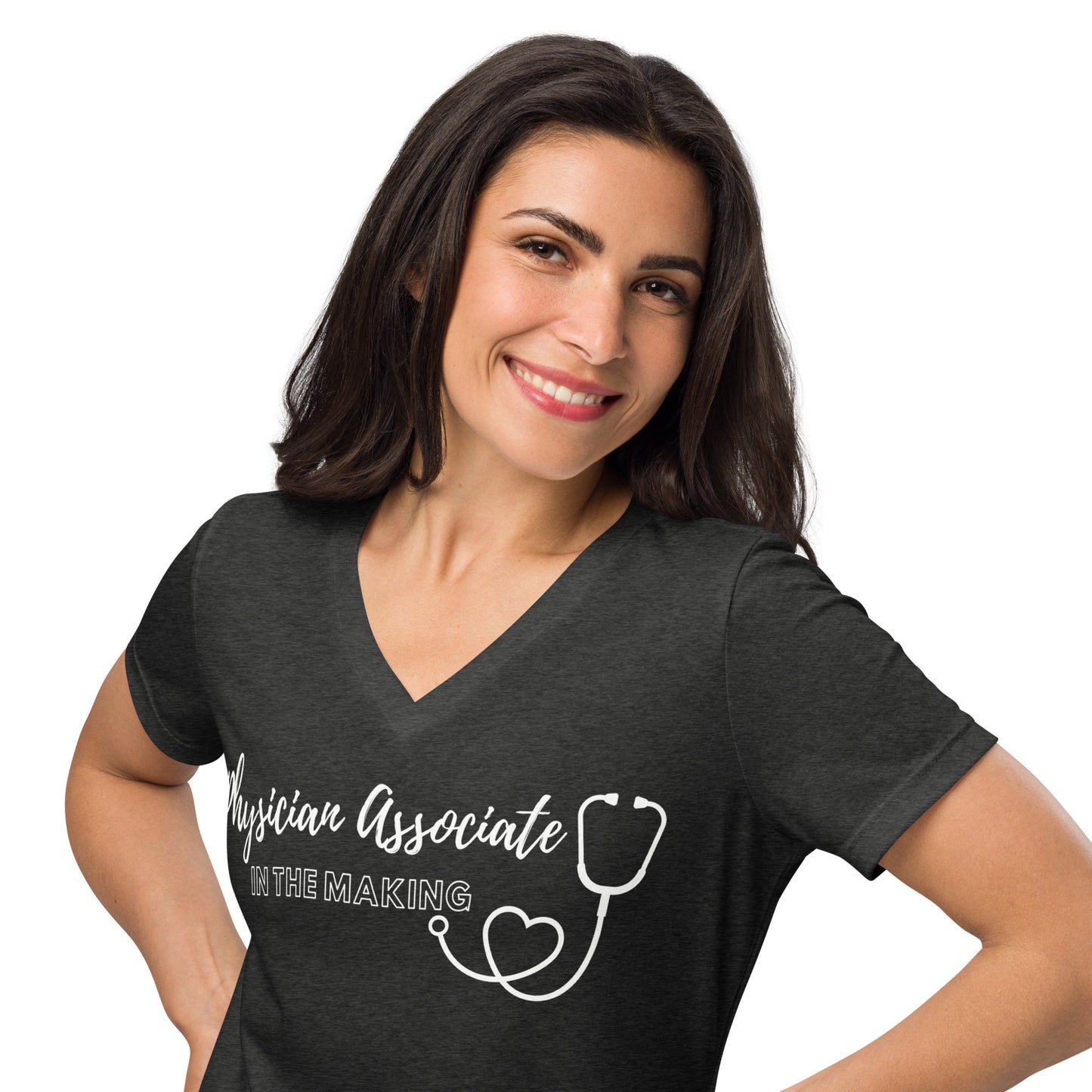 Physician Associate in the Making relaxed v-neck t-shirt