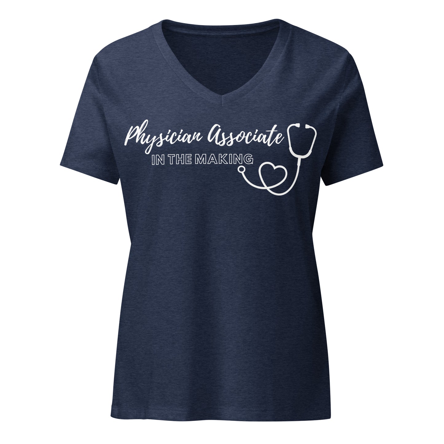 Physician Associate in the Making relaxed v-neck t-shirt