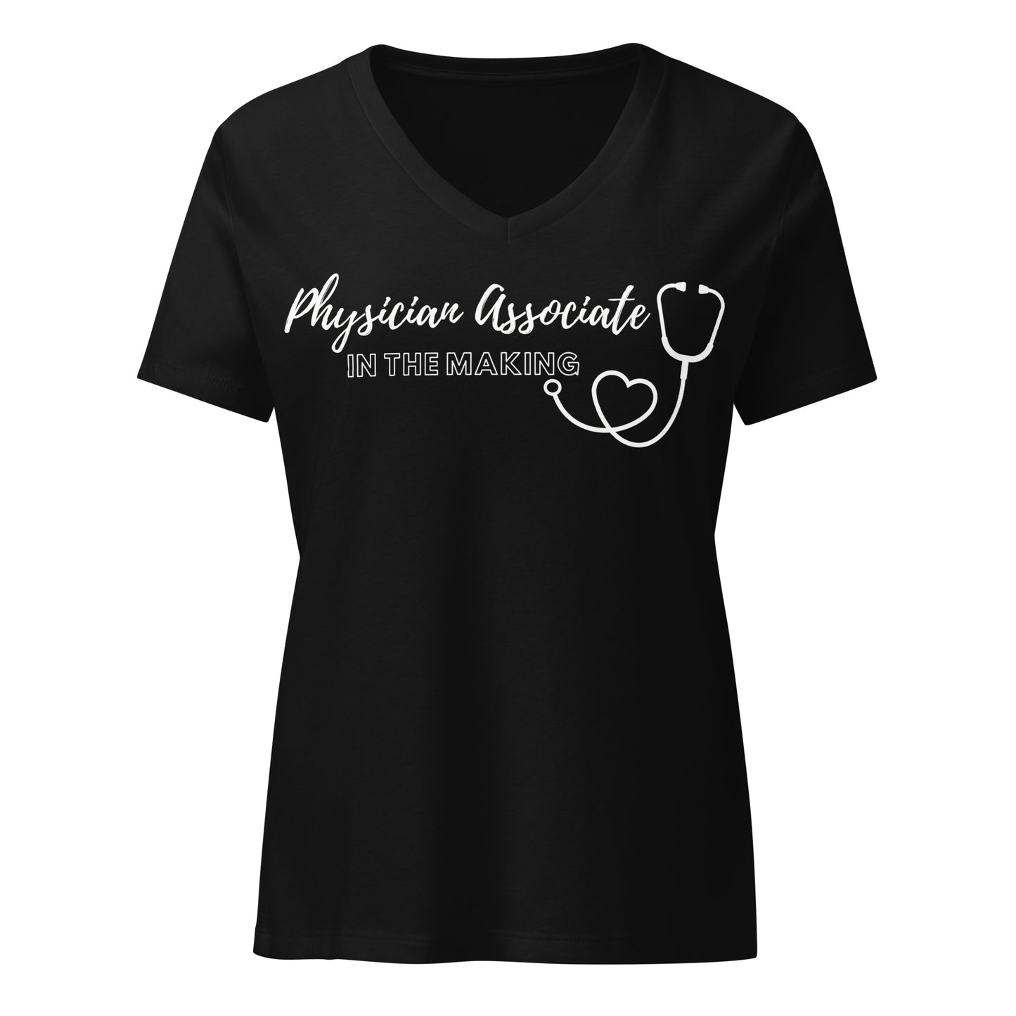 Physician Associate in the Making relaxed v-neck t-shirt