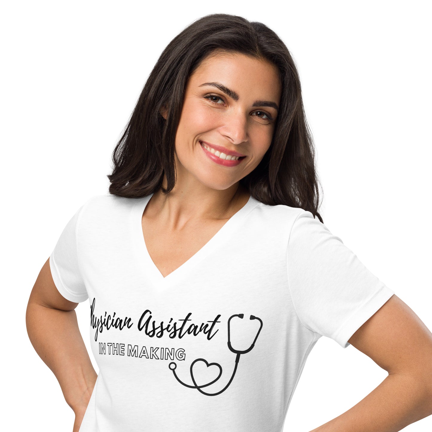 Physician Assistant in the Making Women’s relaxed v-neck t-shirt