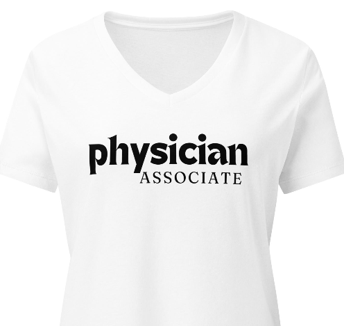 Physician Associate- Women’s relaxed v-neck t-shirt
