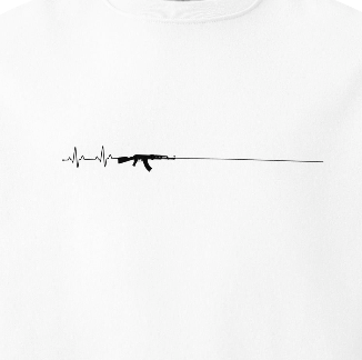Flatline- Healthcare Providers Demand Gun Safety- Oversized heavyweight sweatshirt
