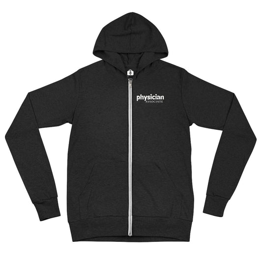 Physician Associate Unisex zip hoodie