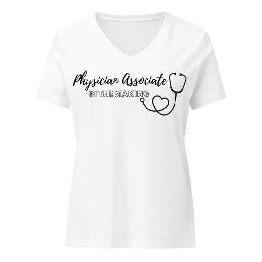 Physician Associate in the Making relaxed v-neck t-shirt